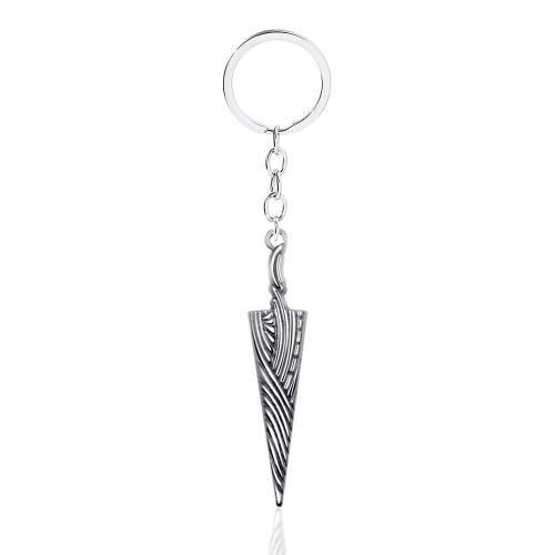 

Game Hollow Knight Keychain Cute Bone Nail The Pale king Figure Metal Pendant Key Chain For Men Women Car Jewelry Chaveiro