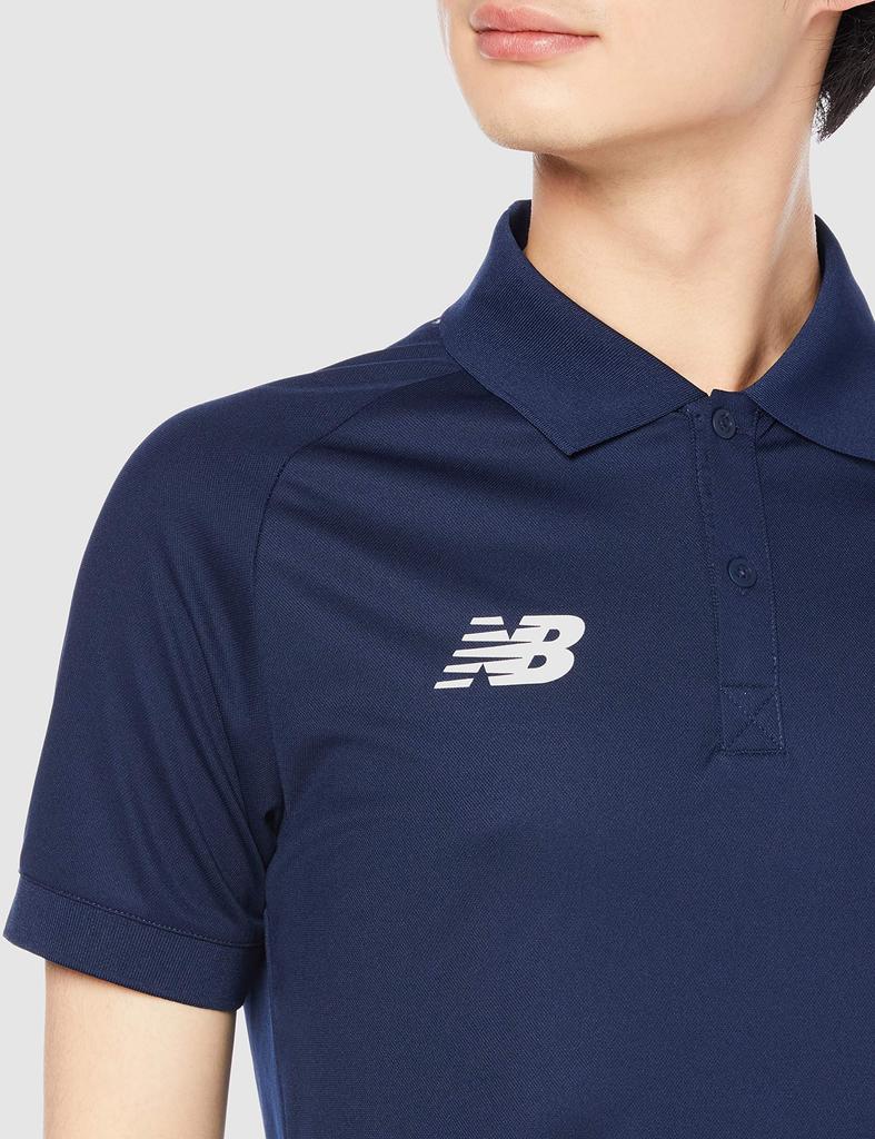 Polo Shirt Navy Japan 2XL To Japanese Size [New Balance] Soccer/Football (NV) (equivalent 2L)
