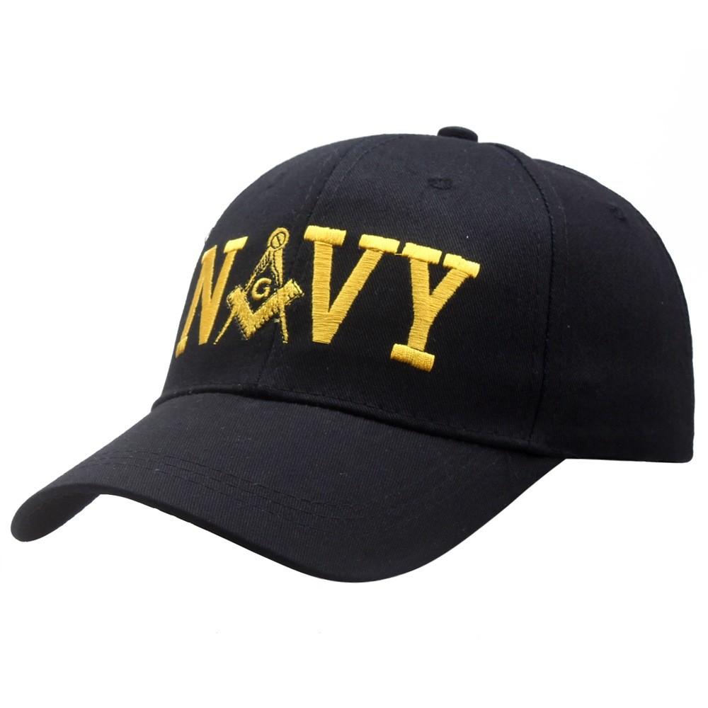 Mason Embroidery Letter Rmy Nvy Baseball Cap Outdoor Casual Pure Hat Cotton