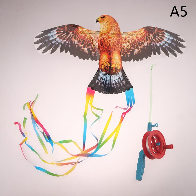 

Детский воздушный змей мультяшный складной мини пластиковый игрушечный воздушный змей с ручным тормозом удочка для детей игрушка для семейных посиделок для веселья на открытом воздухе