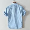 Simple Short-Sleeved Shirt For Men Casual Youth Denim Shirt Jacket For Men