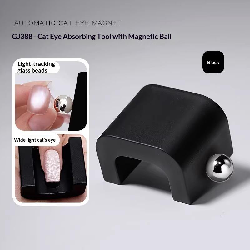 Cat Eye Magnetic Nail Tool French Hollow Style Rustproof Durable Strong Adsorption Manicure Accessory for Home Salon Nail Art