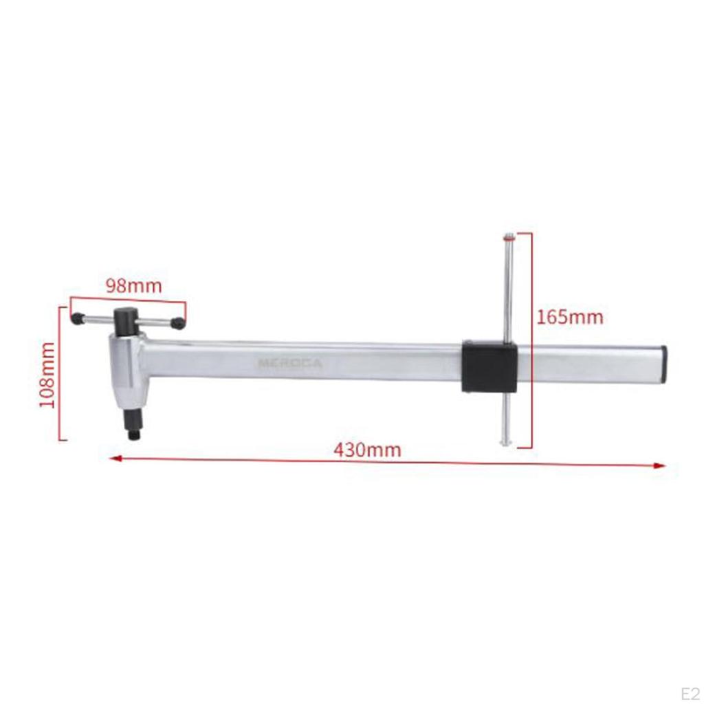 Bike Derailleur Hanger Degree Rotatable Bicycle Repair Measuring Alignment Ranging Tool Dropout