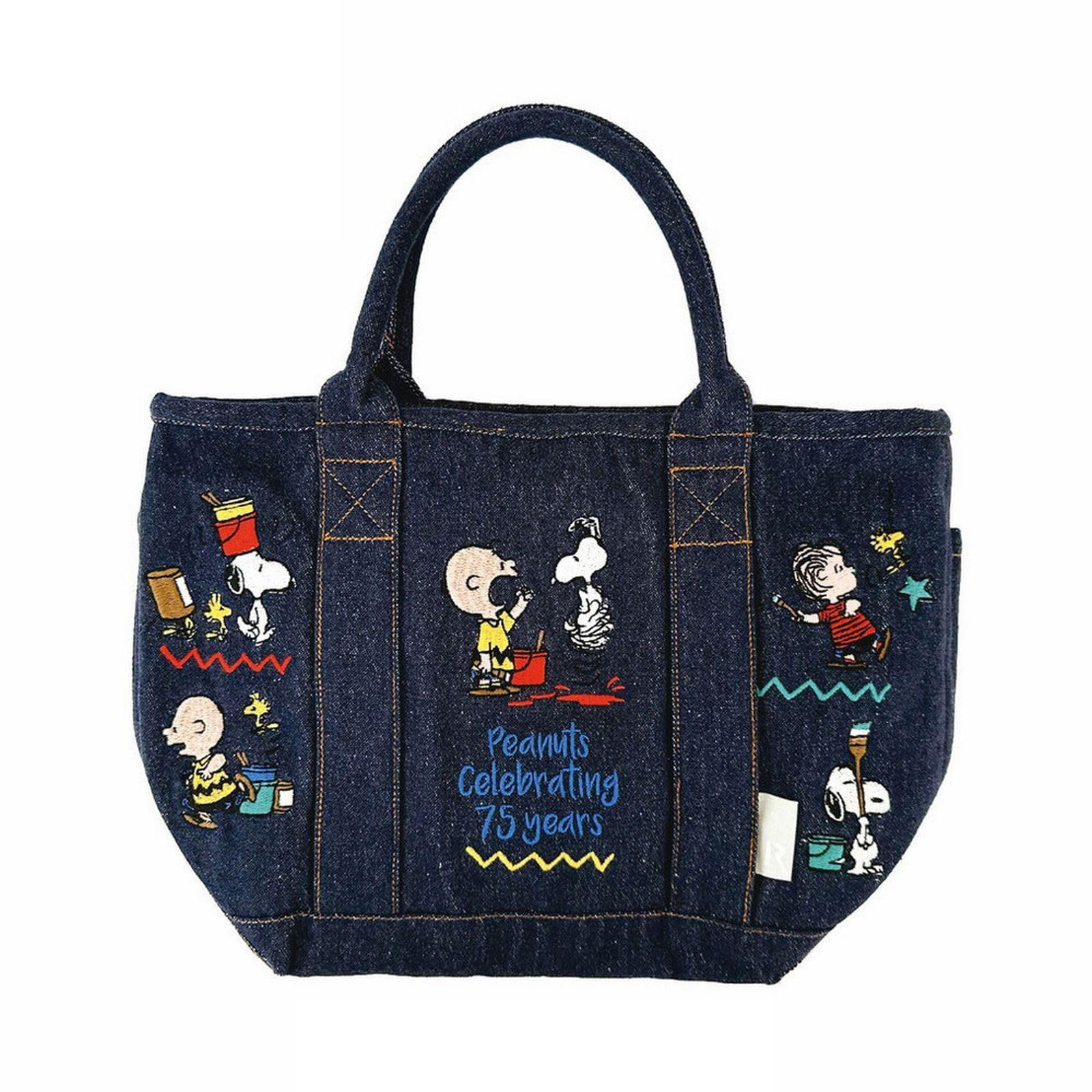 

Сумка-тоут у стилі денім Deli Snoopy Вишивка 8398 01 Святкування [Routeto] IP.Deli.Shishu.Peanuts-0B