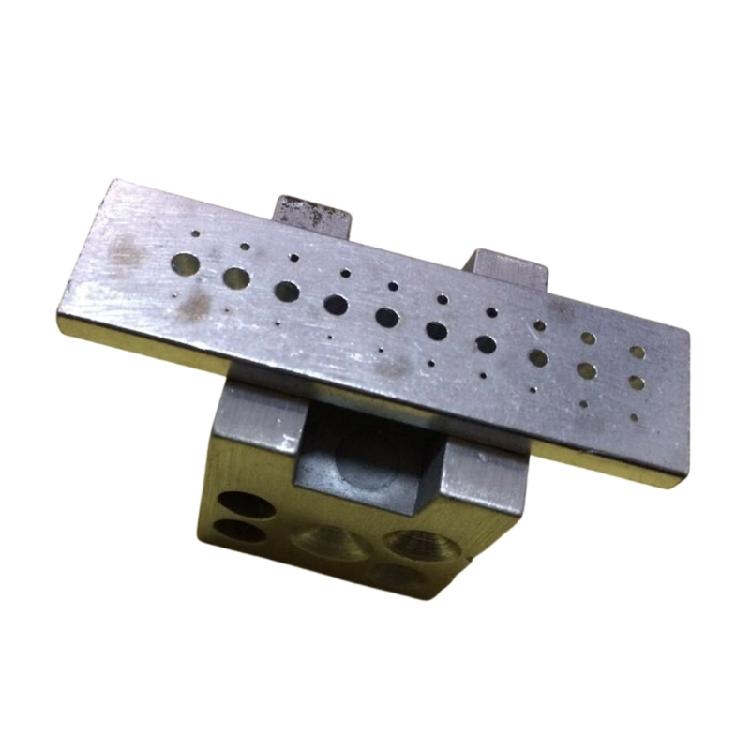 Multisize Hole Metal Drill Holder 30 Hole Drilling Base Stake for Watch Jewelry Repair Work Punching Tool Repair Kits