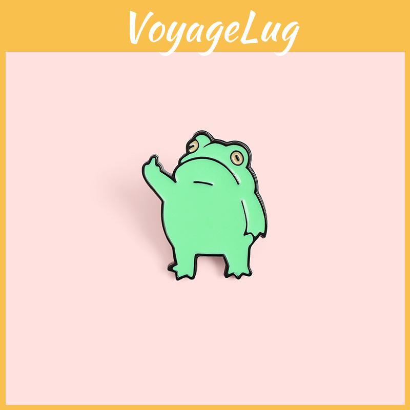 Adorable Cartoon Frog Brooch Accessory Perfect For Casual Or Formal Outfits