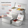 ZISIZ 304 Stainless Steel Flip-Top Seasoning Box