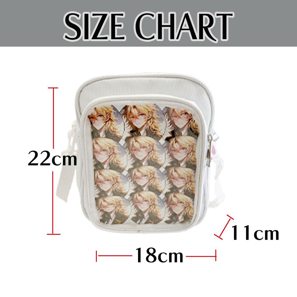 Shoulder Mini Can Badge Storage Blue Ita-bag Bag, Small, Adult, Oshikatsu, Itabag, Clear, Pouch, Transparent, [Used]