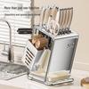 Miling Slanted Stainless Steel Knife & Chopstick Holder