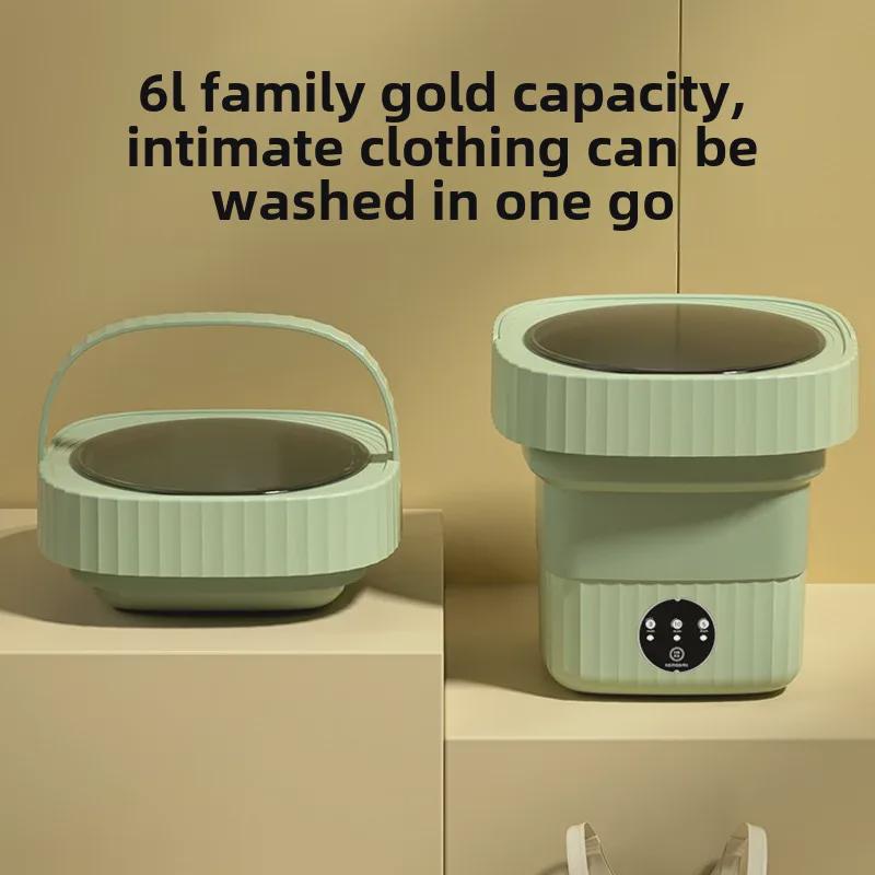 Kompakter Babyunterwäsche- und Sockenwascher