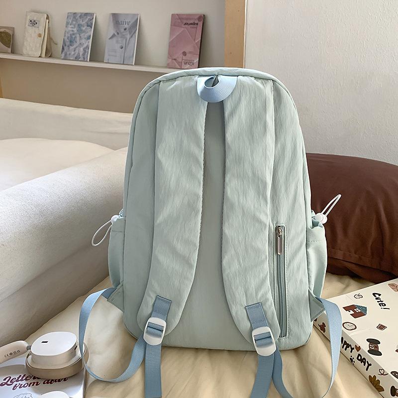 Zaino semplice zaino versatile femminile ins giapponese borsa per studenti zaino per scuola media scuola superiore grande capacità campus zaino dolce