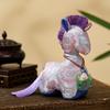 Chinese Style Fabric Horse Keychain Pendant for Students - Good Luck Charm for Exams