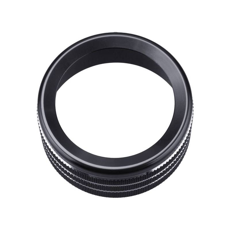 Drive Mode Tune Rear View Mirror Control Adjust Knob Ring Cover Fit for Toyota Tundra 2024 Black Alloy