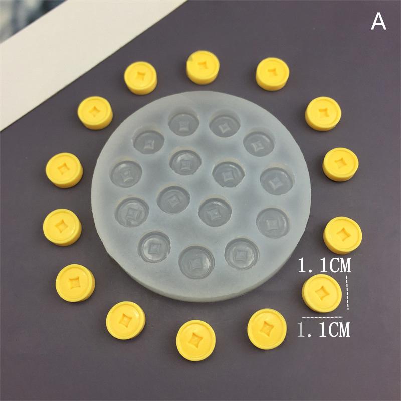 

Имитация Yuanbao Copper Coin Series Силиконовая форма для торта, шоколада, хлеба, кондитерских изделий, печенья, конфет, желе, свечей, инструментов для выпечки