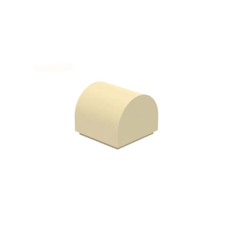 55pcs MOC compatible 49307 glossy 1x1 curved brick small particle building blocks DIY creative construction children's toy