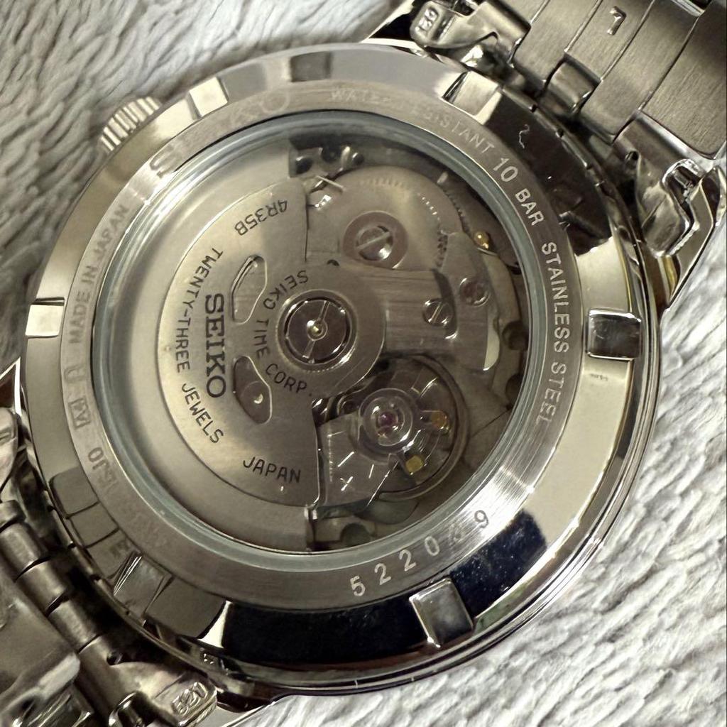 [USED] SEIKO Automatic Black Watch Seiko Selection SCVE061