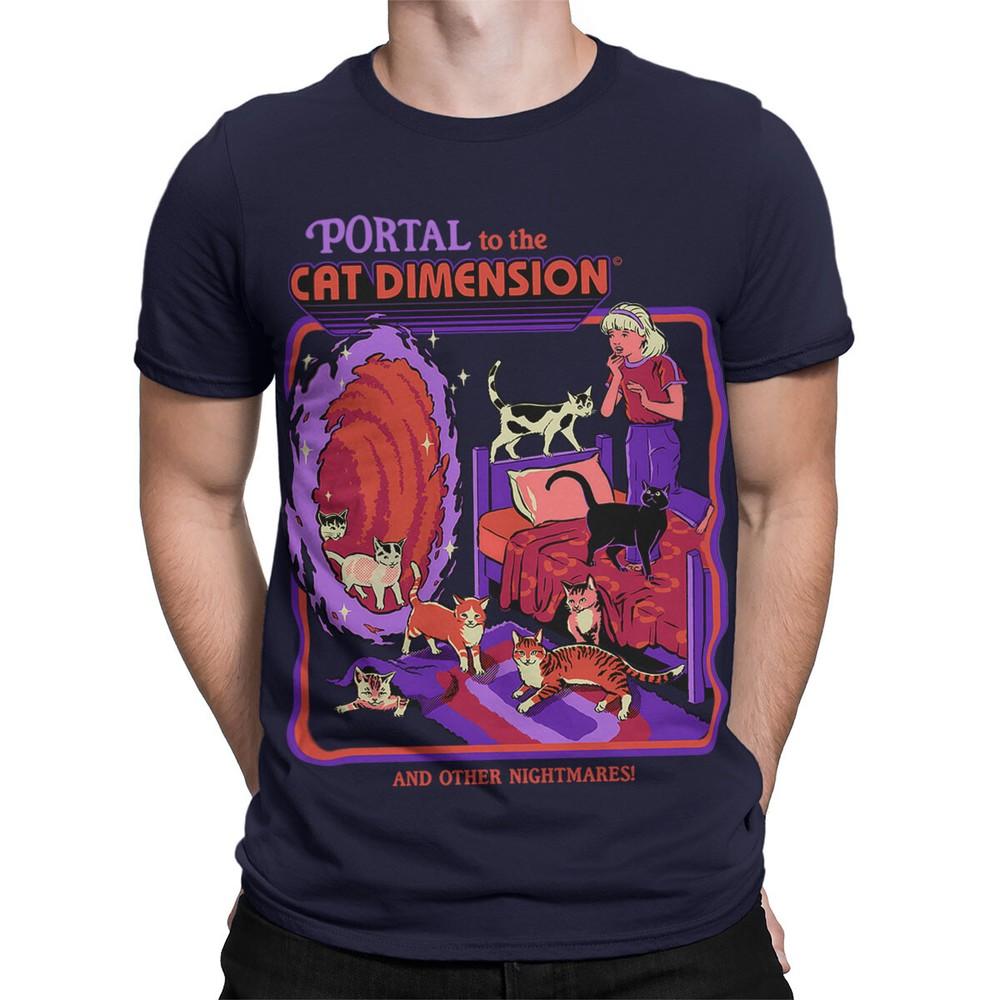 The Cat Diunisexsion 80s Quirky Cat Themed T Shirt Srt433
