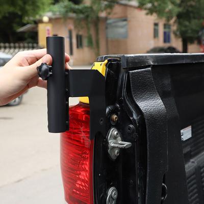 For Toyota Tundra 2007-2013 Carbon Steel Black Car Tailgate Antenna Flag Pole Holder Bracket Car