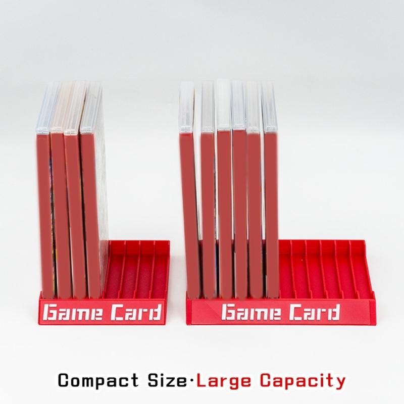 Supporto per Scatole di Carte da Gioco da Scrivania per NS, Contenitore Visibile e Accesso Rapido, Supporto per Uso Quotidiano sulla Scrivania e Sfoglia Rapida