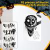 10-Pack Horror Sketch Stickers