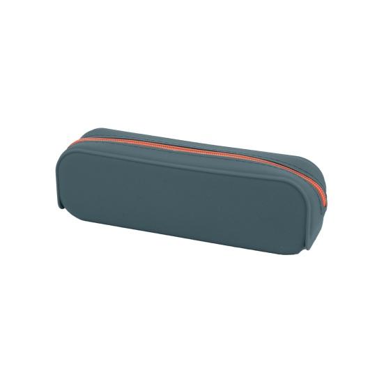 Silicone Pencil Case, Large Capacity Rectangle Pen Holder, Washable Cute Stationery Organizer for Office School