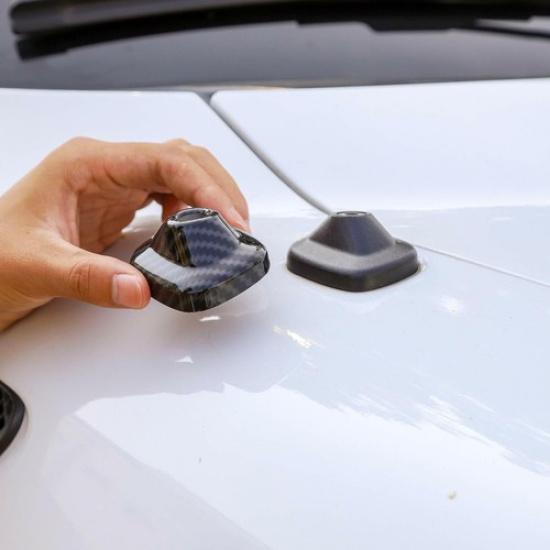 for F150 Radio Antenna Base Cover Trim for Ford F150 2009-2014 Carbon Fiber