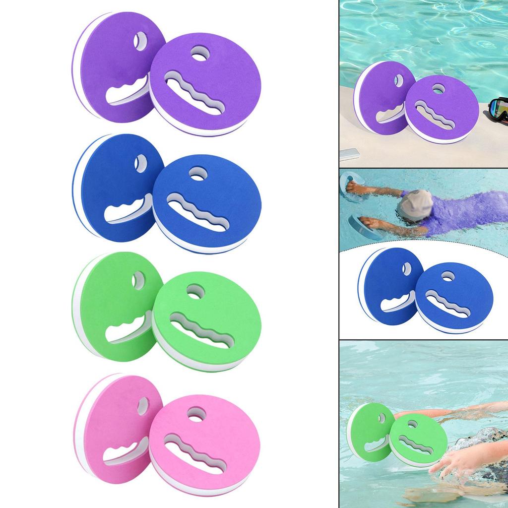 2x Wassergymnastik-Scheiben 16 cm Ø Handlich Tragbar Zubehör Leichtes Aerobic-Gerät für Erwachsene Männer Frauen Pool Anfänger