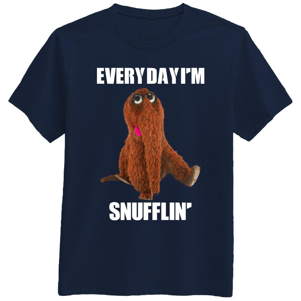Snuffleupagus Monster Every Day Im Snufflin Funny T Shirt Gift New S