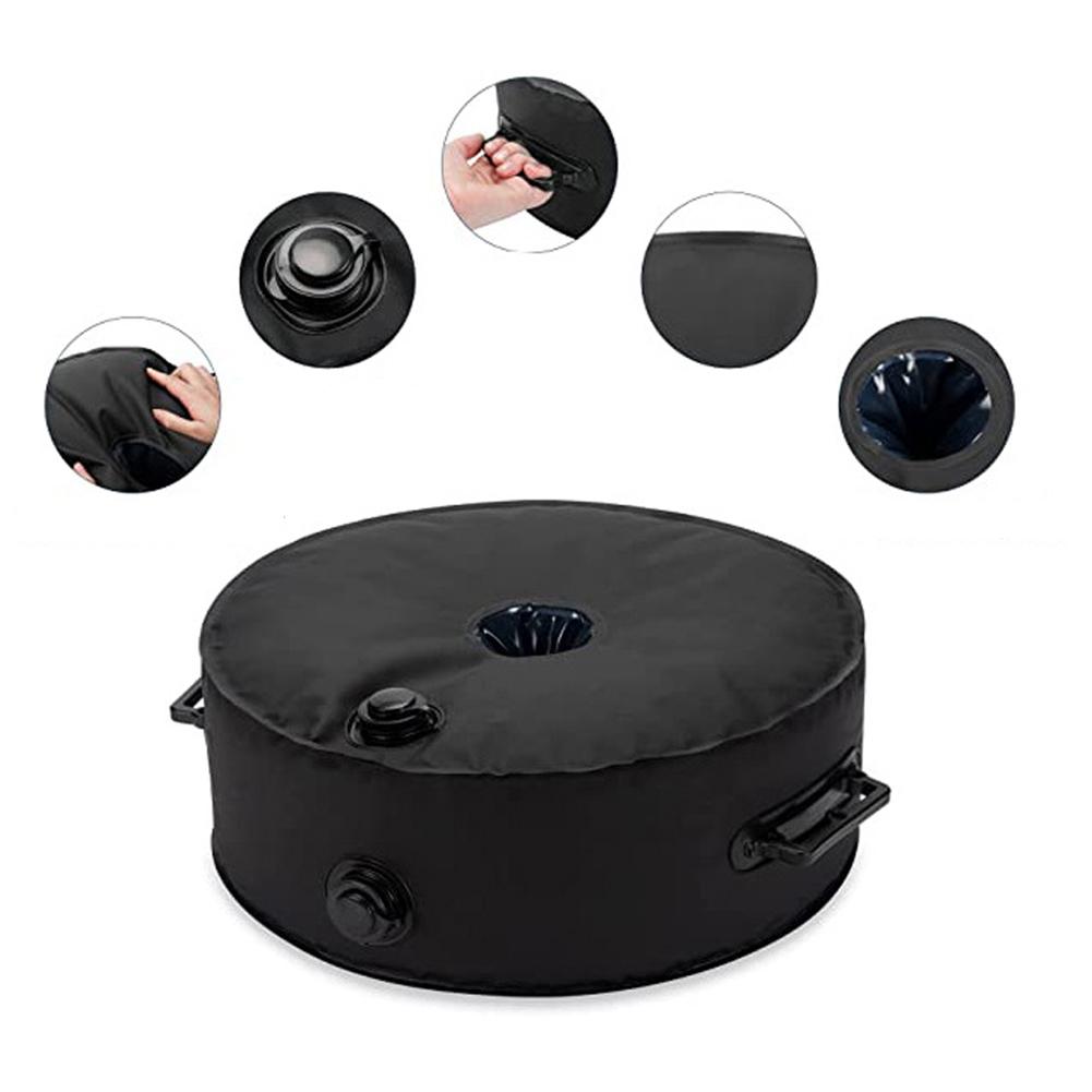 Wassergefüllter Schirmständer Platzsparend Für verschiedene Außenbereiche wie Strände, Pools und Gärten Wetterbeständig