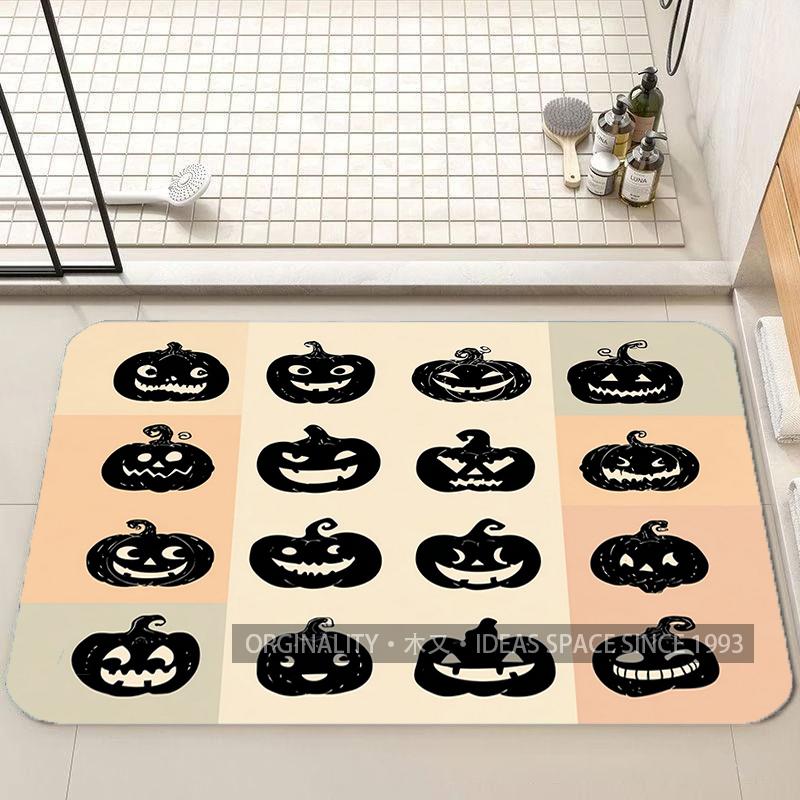 Halloween Pattern Floor Mat Living Room Decoration Home Sofa Non-Slip Carpet Study Bedroom Tatami Children'S Soft Floor Mat