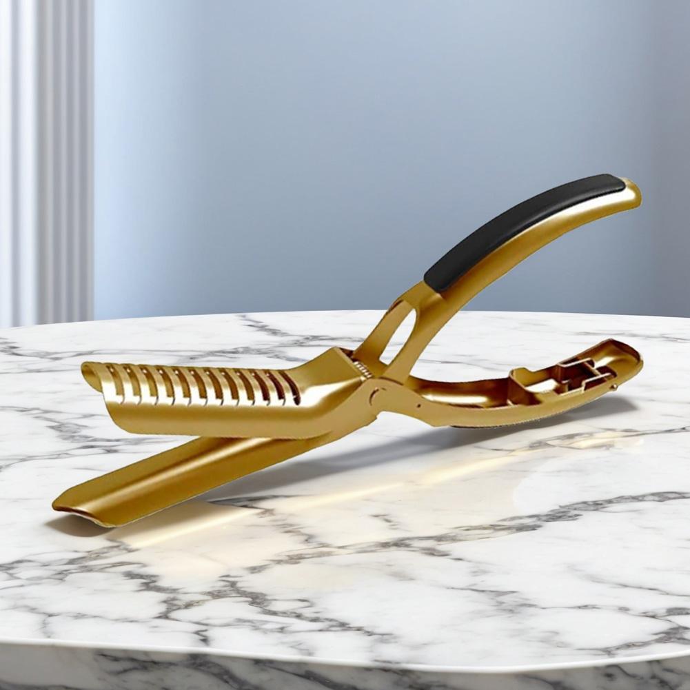 Gold Color Rib Membrane Remover Tool Guide Trimming Peeling Ribs Rib Membrane Remover Grilling Tools BBQ Rib Preparation Tool