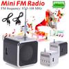 Tragbarer TD-V26 Digitales UKW-Radio Lautsprecher Mini UKW-Radio Empfänger / LCD-Display Stereo Lautsprecher unterstützt TF-Karte