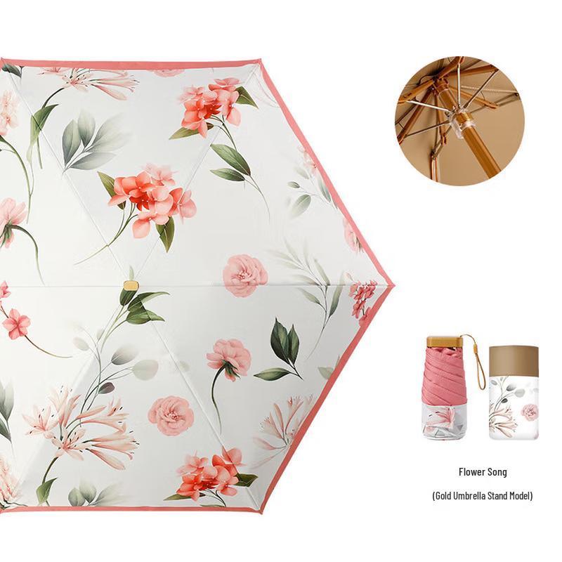 Xuray Ultra-Compact Six-Fold UV Protection Pocket Umbrella