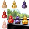 Smooth Lucky Gourd Ornaments Solar Energy Wealth Gourd Figurine Lucky Gourd Statue  Living Room