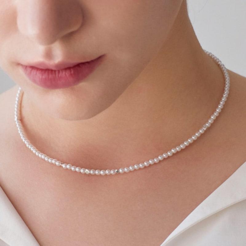 Dmoment (925Silver) Lunara Pearl Necklace