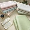 Cooling Summer Bed Mat Set with Pillowcases Ice Bean Breathable Mattress Protector Pad Skin Friendly Cool Sleeping Mat Cool Down Coolness Bed Mat Cold
