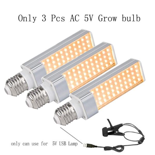 

Функция таймера светодиодный светильник для выращивания растений 5 В USB полный спектр для комнатных ламп для растений в горшках овощной цветок с регулируемой яркостью Fitolampy