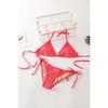 Push Up Split Bikini Watermelon Red Sexy Bikini Swimsuit Sweet and Sexy
