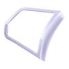 2Pcs Steering Wheel Button Decoration Frame Panel Cover Trim Fit for BMW 5 7 series F10 F18 F01 2009-2011 2012 2013 2014 2015