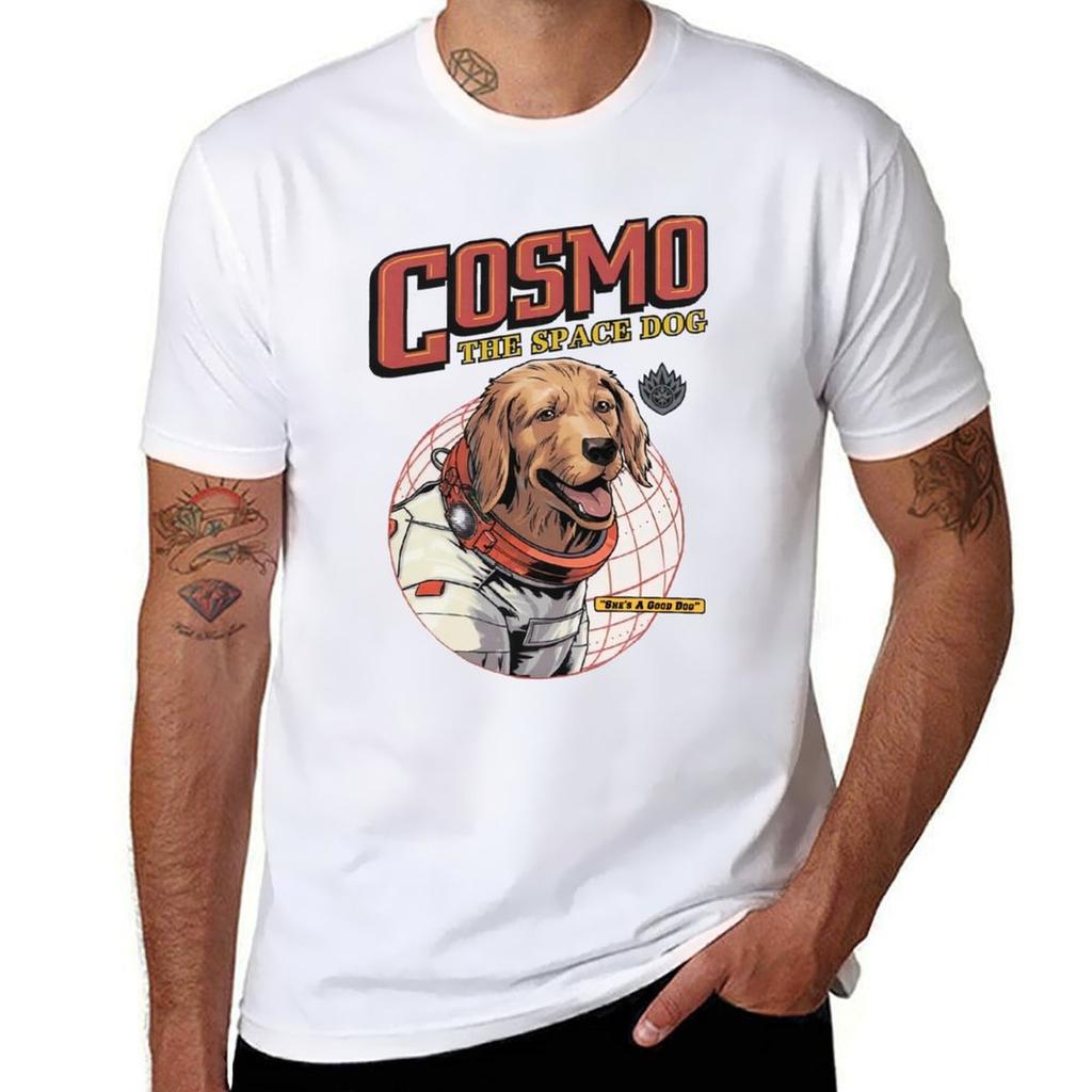Cosmo The Space Dog Tshirt Soft Touch Basic Cotton Tshirt