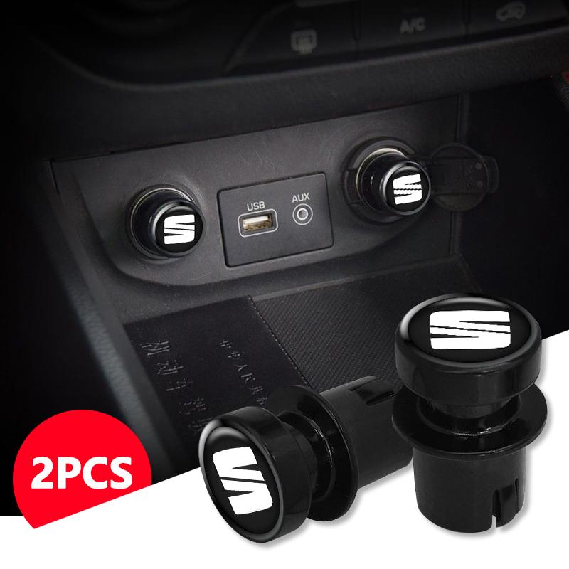 bzdf9 Car Cigarette Lighter Decoration Cover Cigarette Lighter Dust Plug For Seat FR Leon Ibiza Altea Exe 5f Mk2 Mk3 TARRACO Accessory