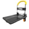 Compact Folding Silent Trolley: 4-Wheel Cart for Cargo, Household Moving, and Handling.