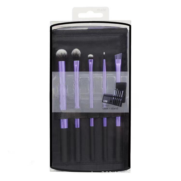 American RT 1407 Tragbares Make-up Pinselset: Rouge-, Foundation- & Highlighter-Pinsel