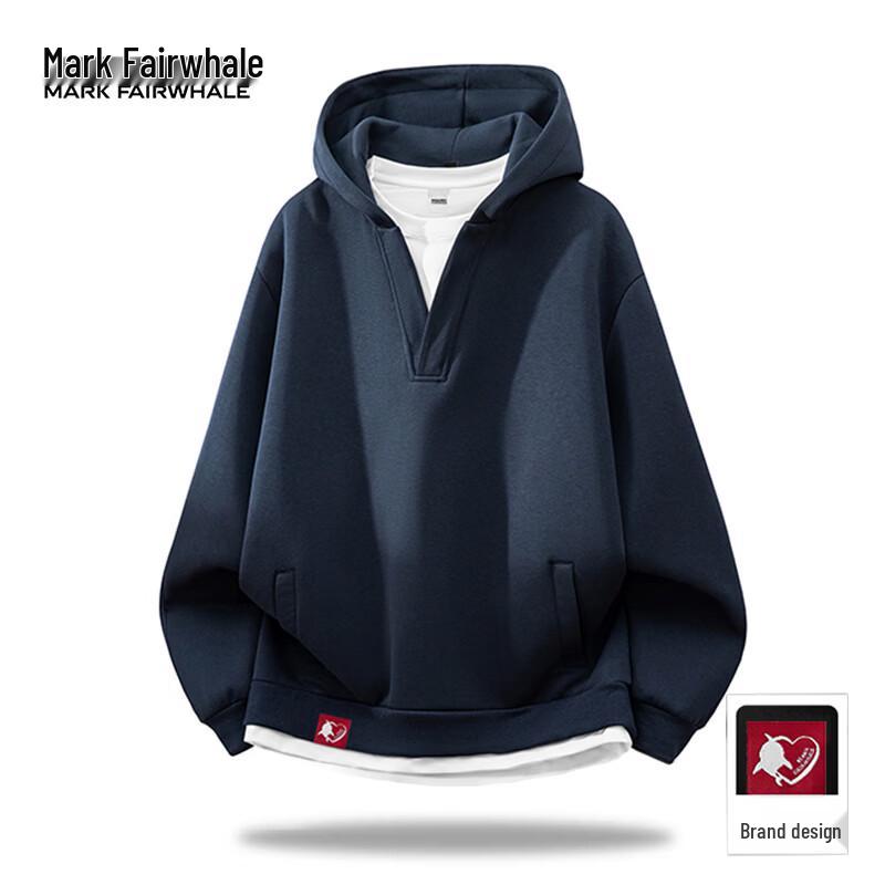 MARK FAIRWHALE Men s Casual Hooded Sweatshirt Set 3XL