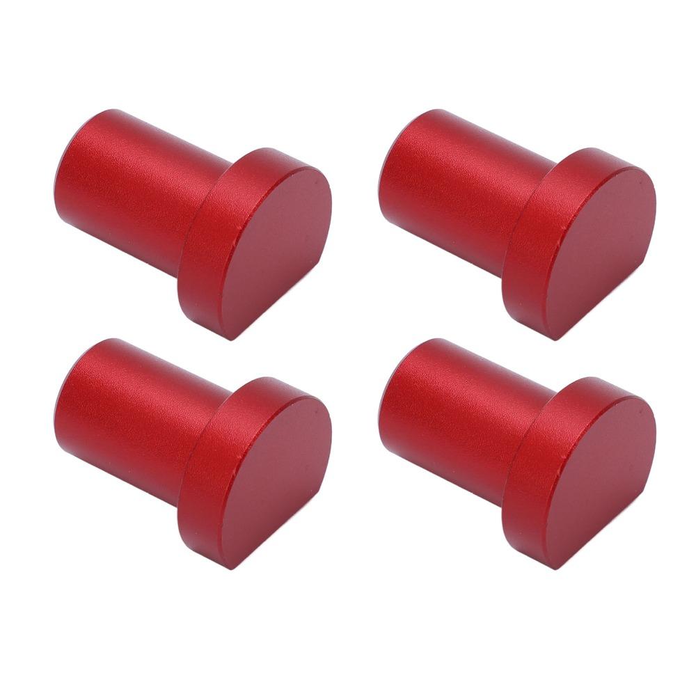 4pcs 19mm Diameter Bench Dogs Aluminum Alloy Woodworking Stoppers For Workbench Desktop