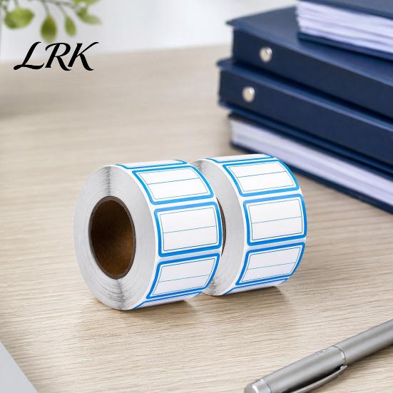 Office Organization Labels 500 Pcs Label Stickers, Color Coding Self-Adhesive Name Tags, Waterproof Neat Edge Stickers Removable for Handwriting File