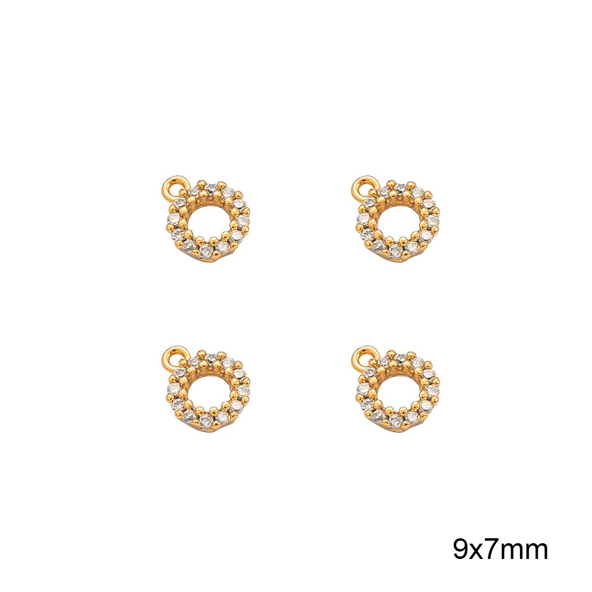 

Медный овальный циркон с геометрическим узором, подвеска-подвеска для DIY браслета, ожерелья, аксессуары 9x7mm 1pc