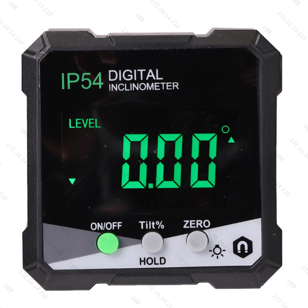 Digital Angle Gauge IP54 Waterproof Table Saw Miter Protractor with LCD Display Level Box Woodworking Measuring Tool