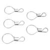 5PCS Fishing Locks Stainless Steel Single Handed Live Fish Lock Buckle for Freshwater Saltwater Fish