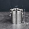Perforated Stew Seasoning Strainer With Lid Brine Basket Filter Bag  for Braised Cooking